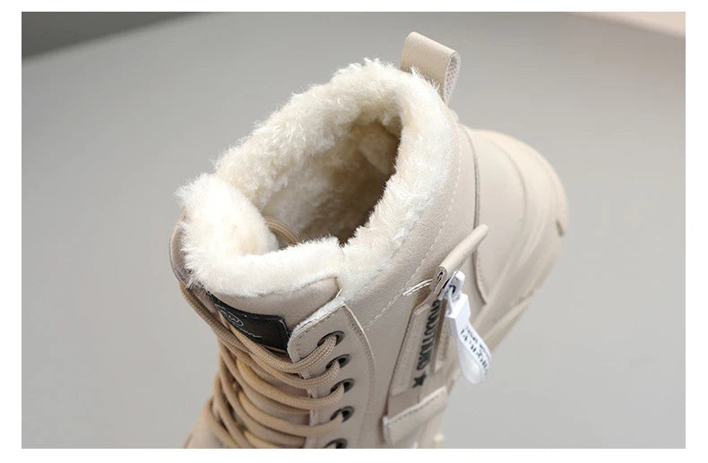 New Winter Women Boots Lace Up Women Sneakers Snow Ankle Boots Waterproof Platform Boots Comfortable Warm Casual Shoes for Women