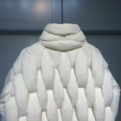 Oversized Men  Parkas High-Collar Warm Puffer Jacket